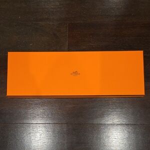 AUTHENTIC HERMES PARIS TIE GIFT BOX 15" X 5" X 1"